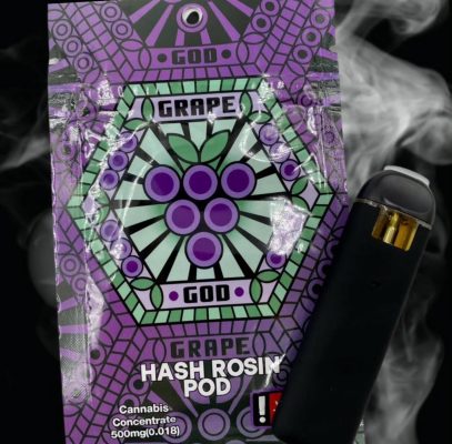 grape god hash rosin pod