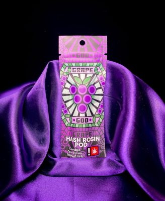 grape god hash rosin pod