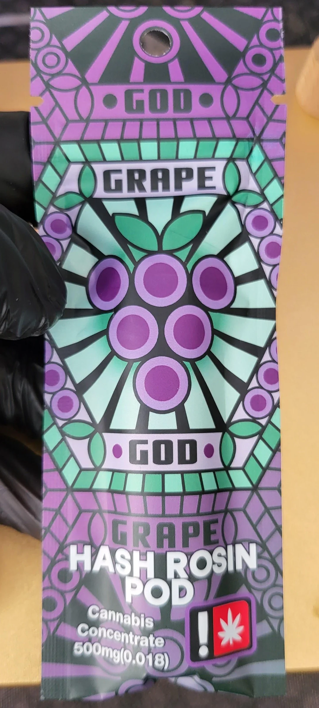 grape god hash rosin pod